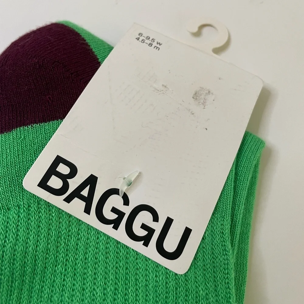 NWT BAGGU Ribbed Mix Socks